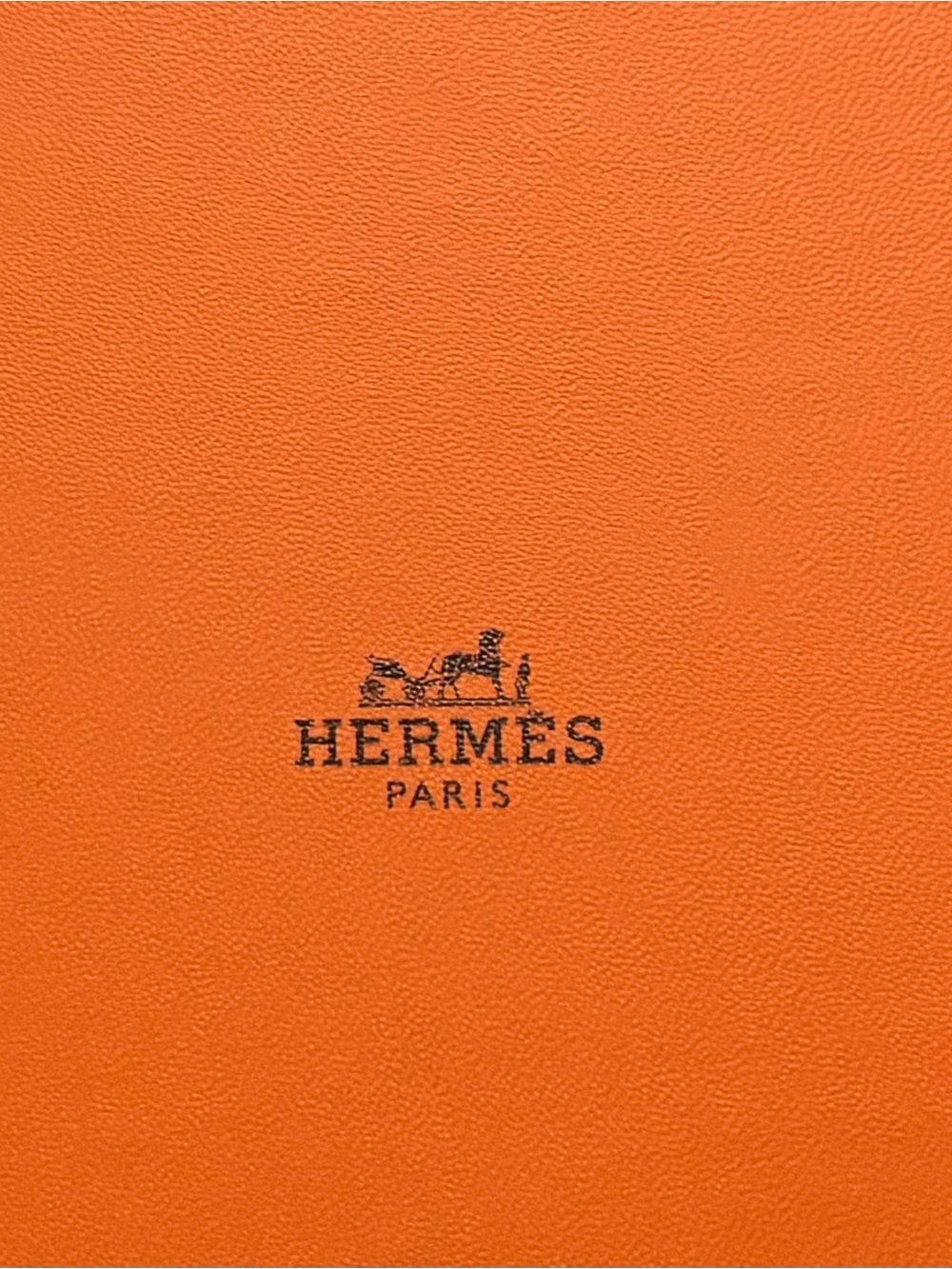 Hermes Orange Long Scarf/Tie Presentation Box Tissue Paper/tags - Picture 2 of 8